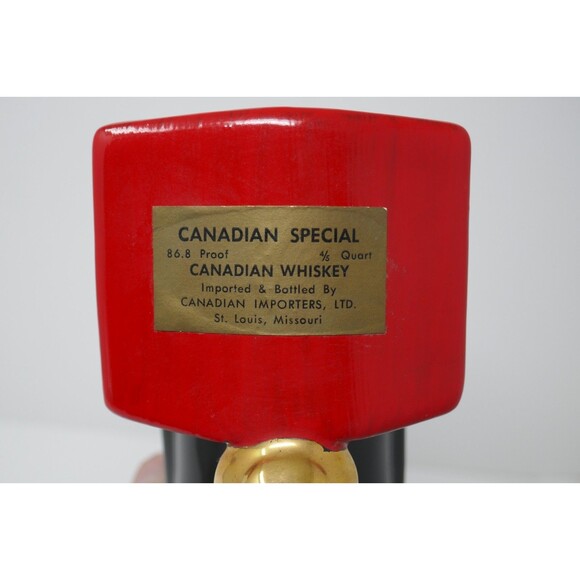 Paul Lux Train Engine 1974 Canadien Special Whiskey Empty Liquor Decanter - Picture 6 of 12